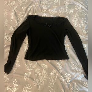 Long Sleeve Lacy Shirt